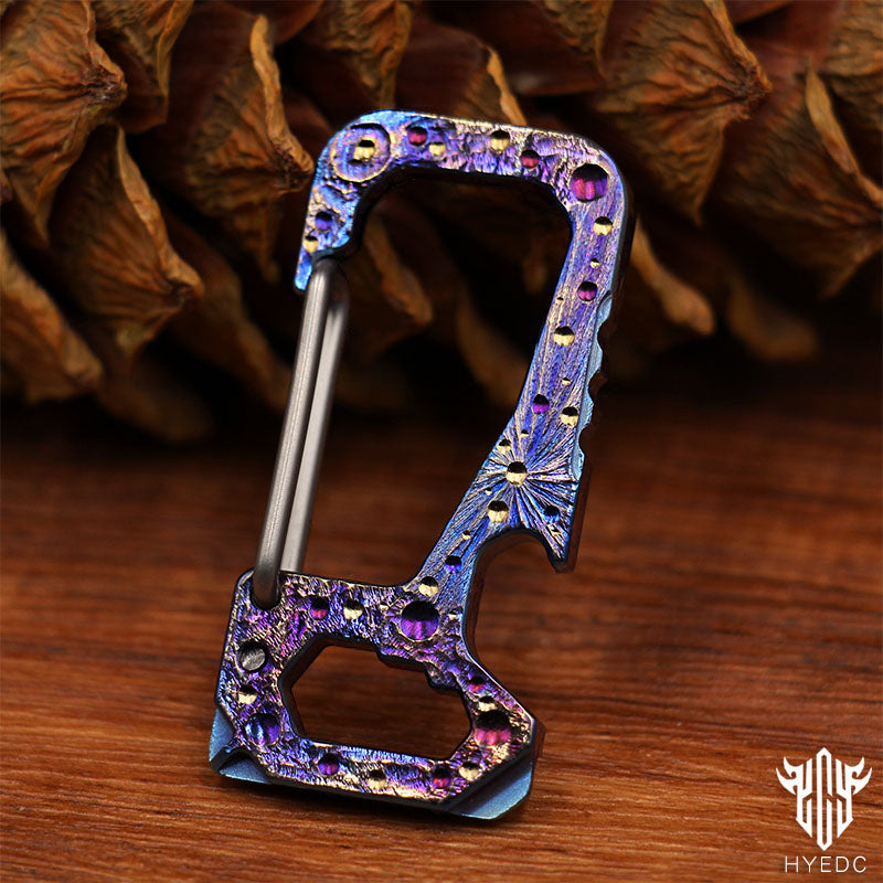 Star Sky Limited Edition Titanium Alloy Key Chain Multi-Function Car Bottle Opener Men's Pendant Key Chain EDC