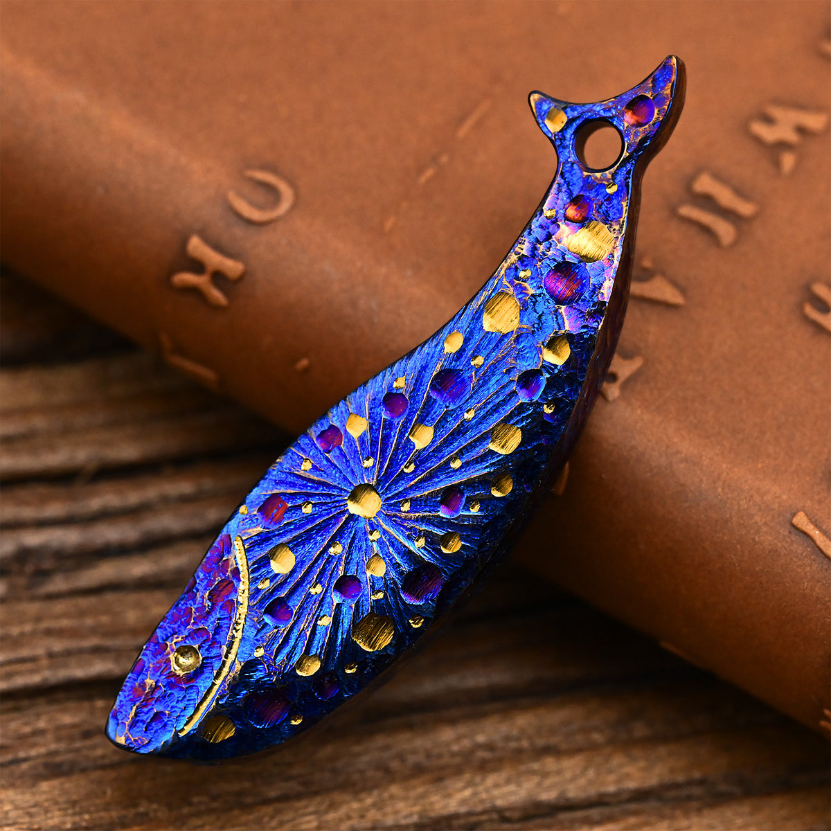 HCYEDC Star Sky Limited Titanium Survival Whistle Compact Emergency Safety Whistle Rust-Proof Whistles for Camping Rescue Training