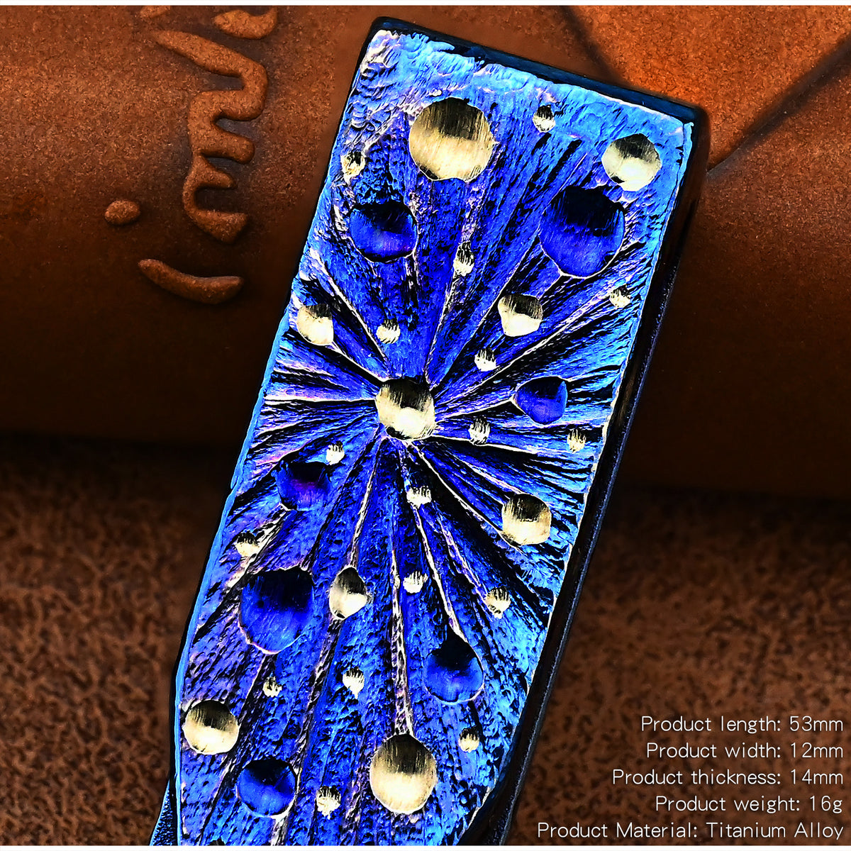 Star Sky Limited Titanium Waist Belt Buckle Titanium Alloy Keychain Portable EDC Outdoor Tool Corrosion Resistant Everyday Carry