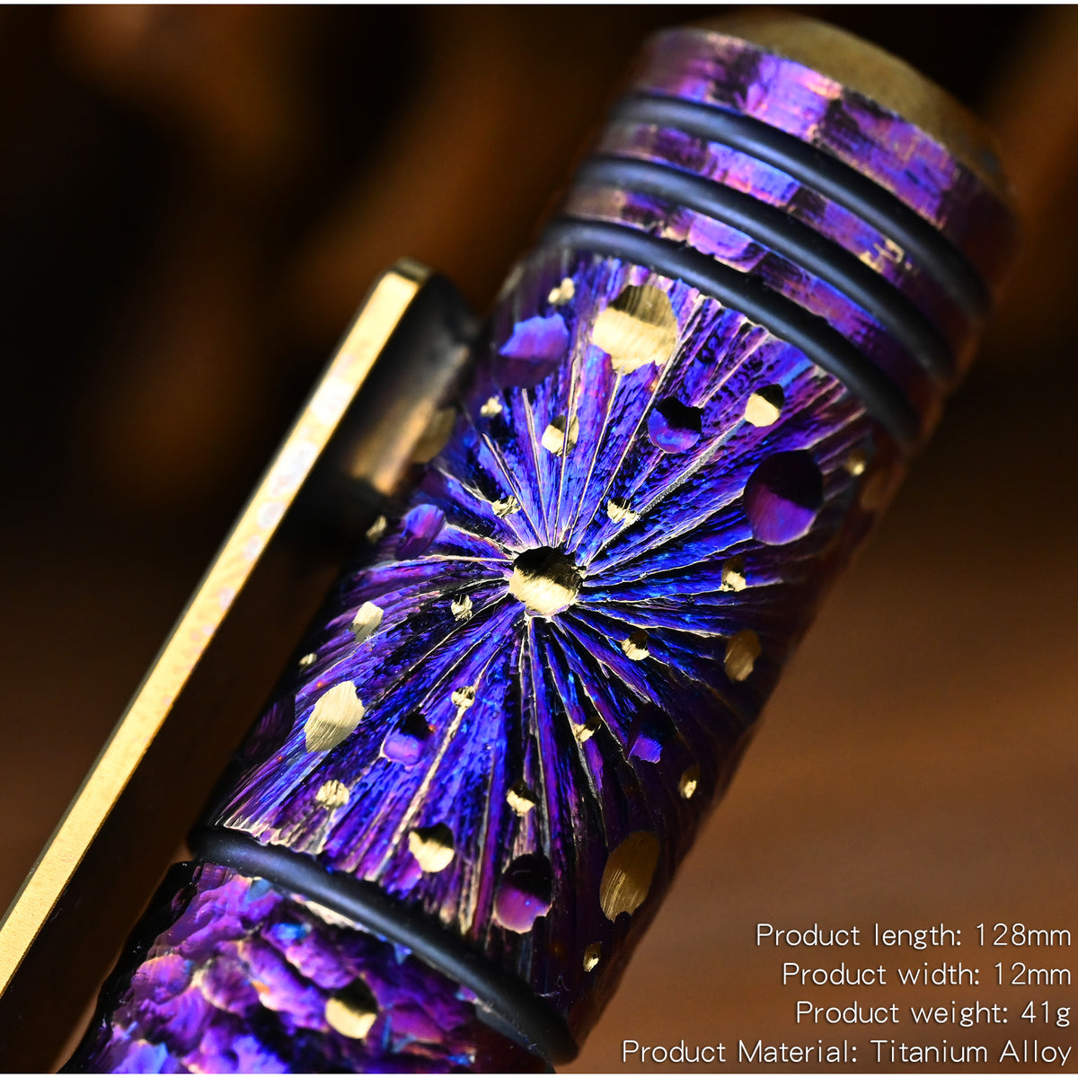 Star Sky Hand Titanium Alloy Pen With Collection Writing Multi-functional Portable Outdoor EDC Tools