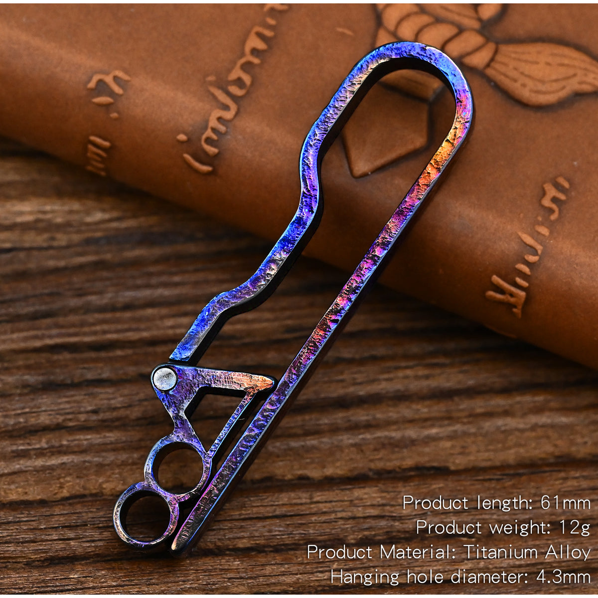 Limited Edition Titanium Alloy Belt Car Keychain Men's Waist Sports Pants Keychain Pendant Belt Buckle