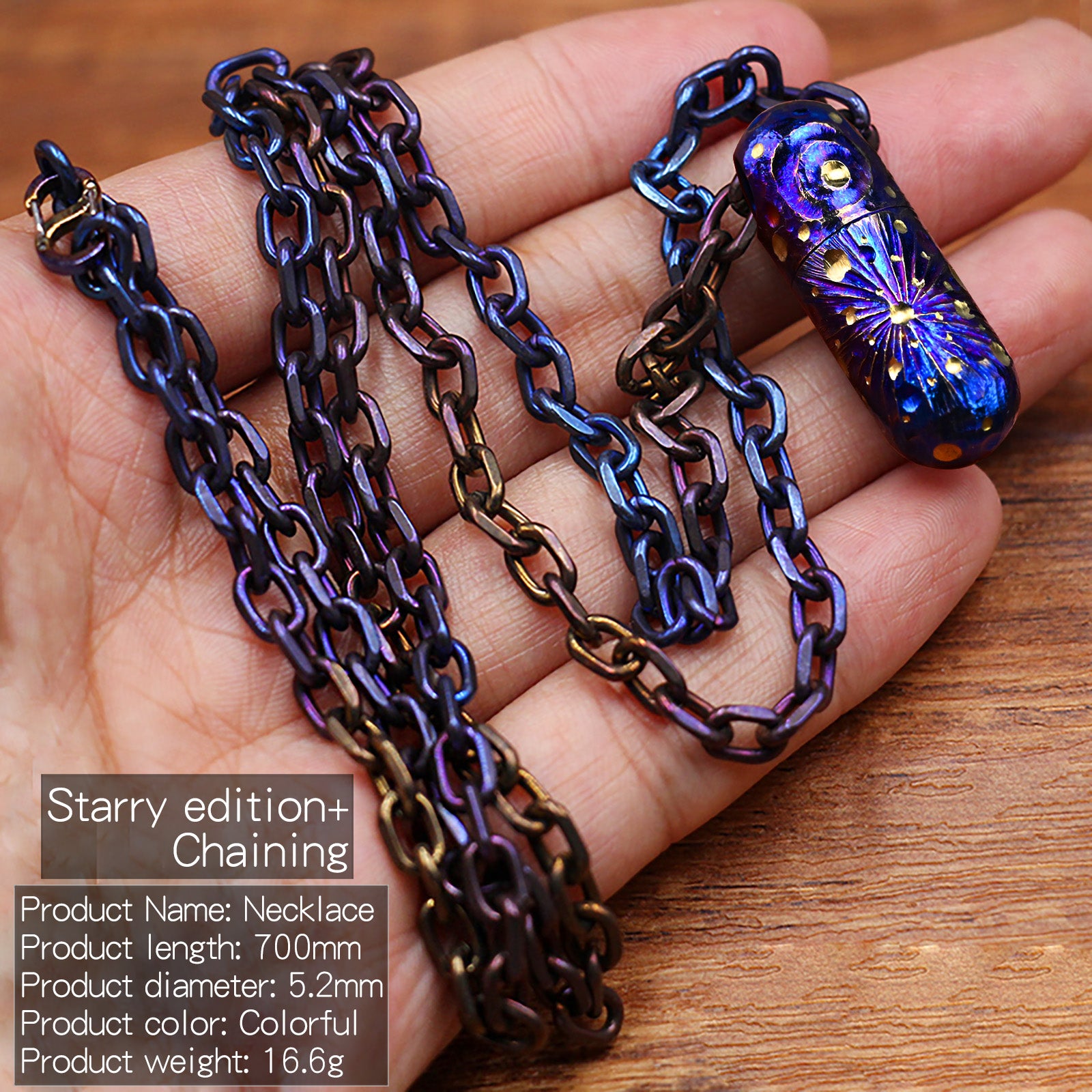 Star SkLimited Edition Portable Small Titanium Alloy Sealed Bottle Waterproof Box Medicine Bottle Outdoor EDC First-Aid Supplies