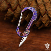 Limited Starry Sky Version Titanium Alloy Outdoor Multi-Functional Keychain Mini Knife Portable