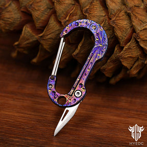 Limited Starry Sky Version Titanium Alloy Outdoor Multi-Functional Keychain Mini Knife Portable