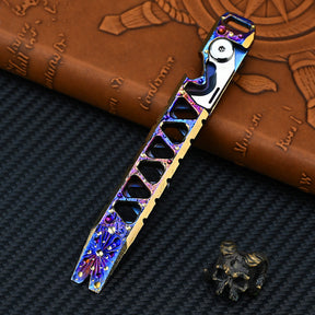 Star Sky Edition Titanium Pry Bar Multi Tools Mini Crowbars Multifunctional Portable Tools EDC