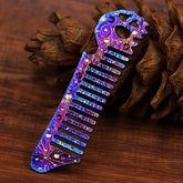 Starry Sky Limited Edition Titanium Alloy Comb Special Anti static Male and Female Home Massage Comb Portable Bottle Opener EDC