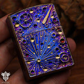 Star Sky Limited Edition Titanium Alloy Kerosene Lighter Cigarette Cigar Windproof And Waterproof Outdoor Camping Lighter