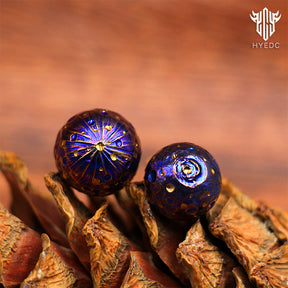 Star Sky Limited Edition Colorful Titanium Alloy Knife Beads Paracord Umbrella Rope Bead DIY Pendant Collar Necklace Jewelry