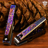 Starry Sky Limited Edition Titanium Alloy Nail Clippers Anti-Splash High-End Fingernail Cutter for Outdoor Camping EDC Tool