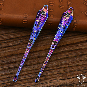 Star Sky Limited Portable Titanium Earpick Ear Scoop Titanium Alloy Ear Spoon Outdoor EDC Tool