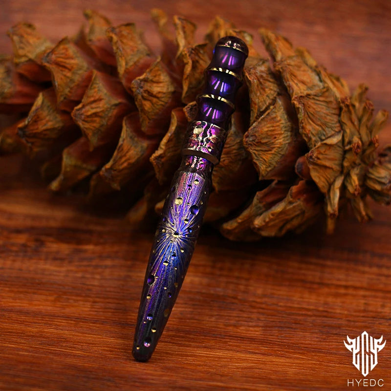 Star Sky Limited Edition Mini Tactical Pen Titanium Alloy Metal Tungsten Steel EDC Signature Pen for Tactical Writing
