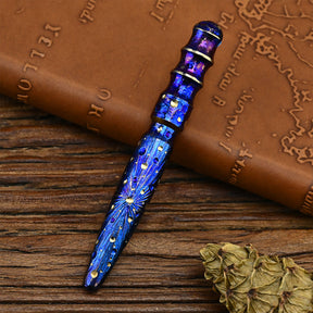 Star Sky Limited Edition Mini Tactical Pen Titanium Alloy Metal Tungsten Steel EDC Signature Pen for Tactical Writing
