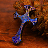 Starry Sky Limited Edition Titanium Cross Defensive  Necklace Pendant Survival Equipment Window Breaking Tool EDC