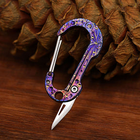 Limited Starry Sky Version Titanium Alloy Outdoor Multi-Functional Keychain Mini Knife Portable