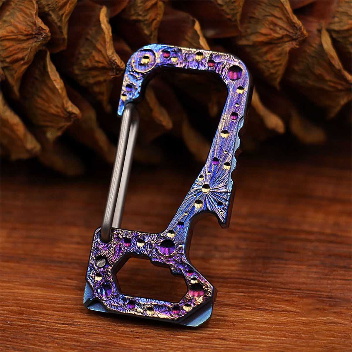 Star Sky Limited Edition Titanium Alloy Key Chain Multi-Function Car Bottle Opener Men's Pendant Key Chain EDC