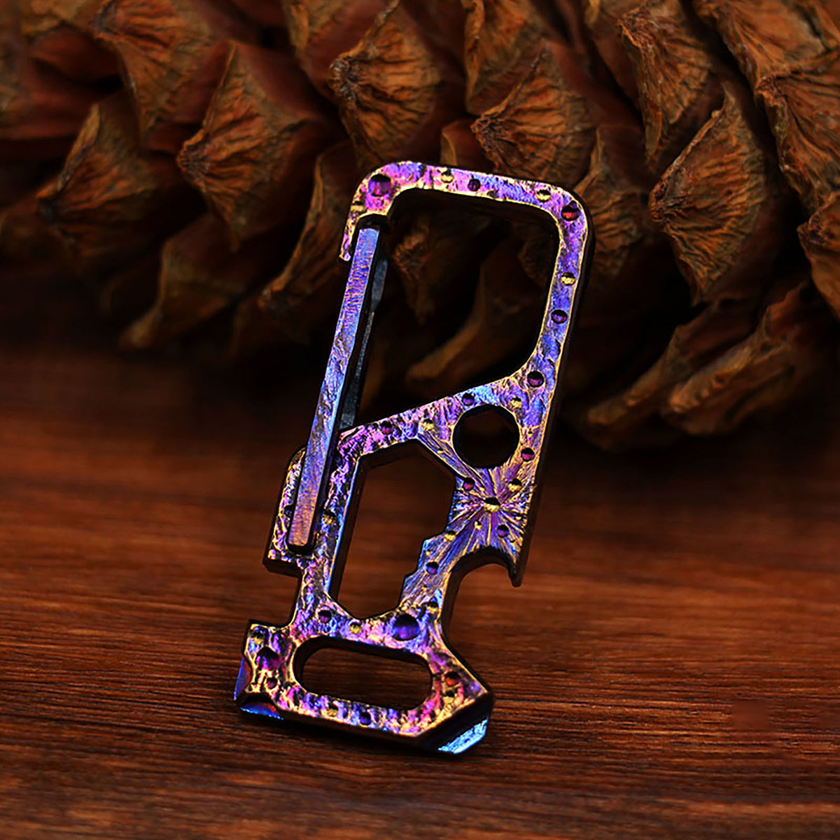 Star Sky Limited Edition Titanium Alloy Key Chain EDC Multi-Function Car Bottle Opener Men's Pendant Key Chain