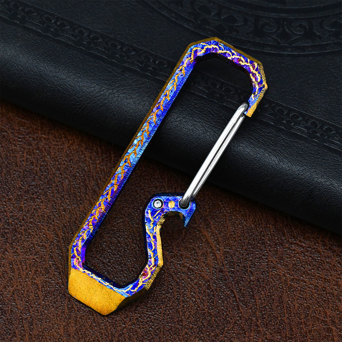 Titanium Alloy Star Sky Keychain Portable Pocket Multi Tool Keyring Outdoor EDC Bottle Opener Mini Survival Key Chain