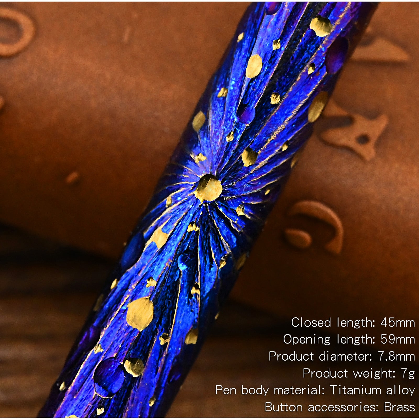 Star Sky Limited Titanium Alloy MINI Eternal Pencil Needn‘t Shave Erasable Pencil Portable Key Pocket Emergency Writing EDC