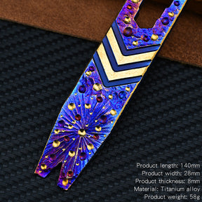 Star Sky Limited Titanium Alloy Crowbar Portable Multitool Wrench Multifunctional Survival Tool Outdoor Bottle Opener EDC