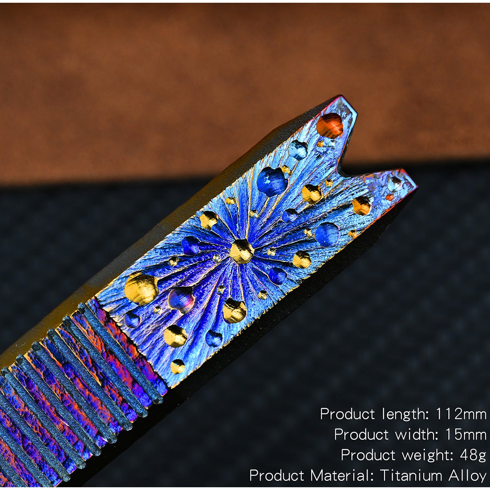 Star Sky Edition Titanium Alloy Crowbar Multifunctional EDC Tool Bottle Opener Pry Window Breaker Portable Keychain EDC