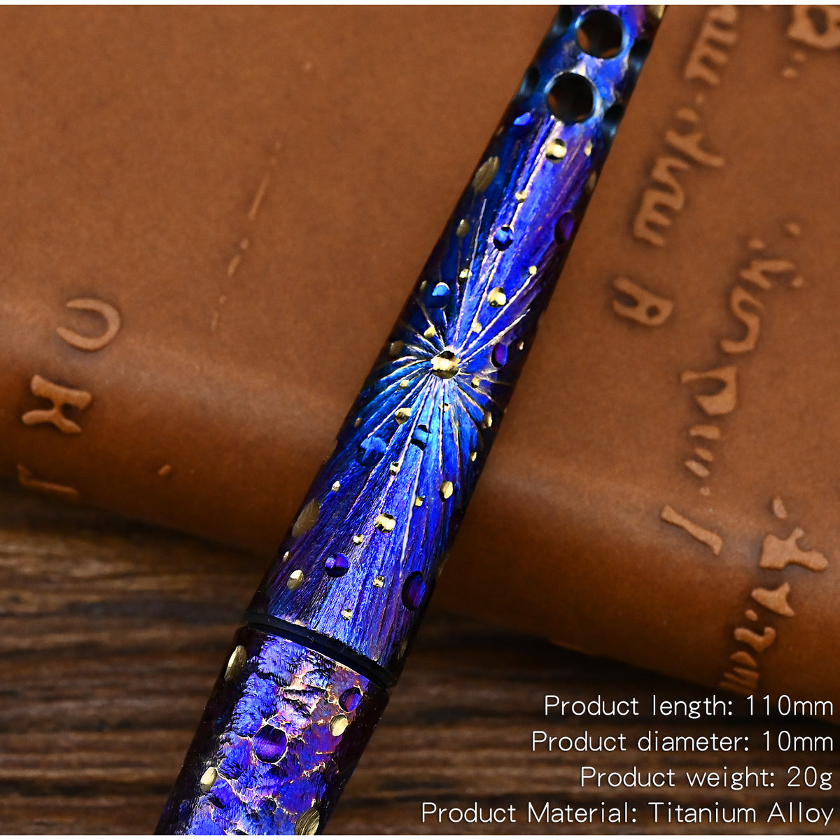 Star Sky Limited EditionTitanium Alloy Tactical Pen Hand Carved  Pen Metal Signature Neutral Pen  EDC