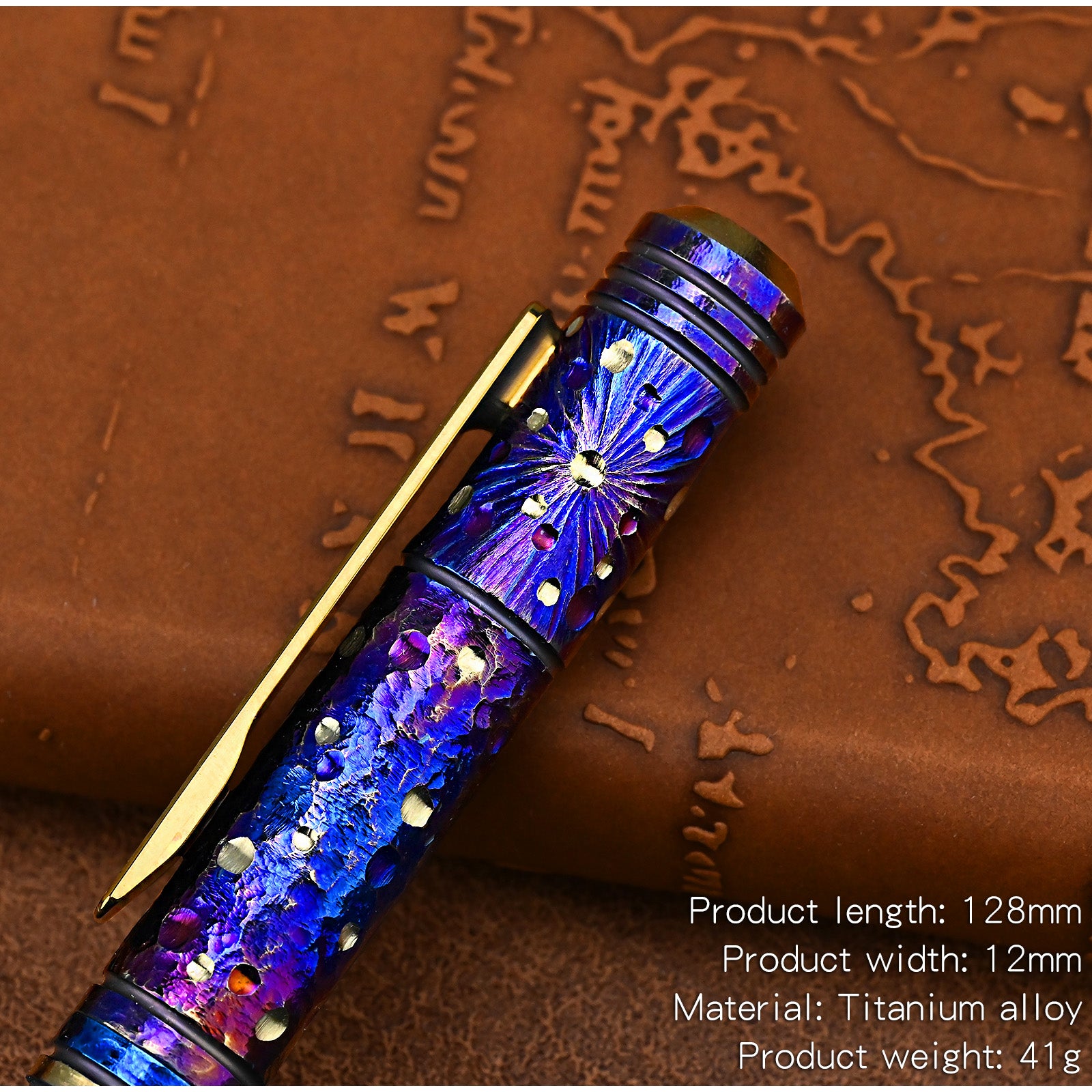 Star Sky Hand Titanium Alloy Pen With Collection Writing Multi-functional Portable Outdoor EDC Tools