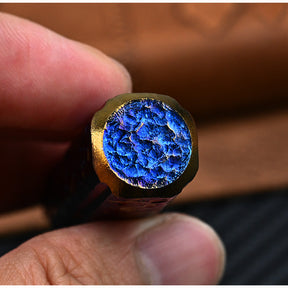 Star Sky Handmade Titanium Mechanical Automatic Ignition Gasoline Lighter with Alloy Material And Gift Box EDC