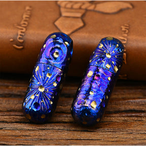 Star SkLimited Edition Portable Small Titanium Alloy Sealed Bottle Waterproof Box Medicine Bottle Outdoor EDC First-Aid Supplies