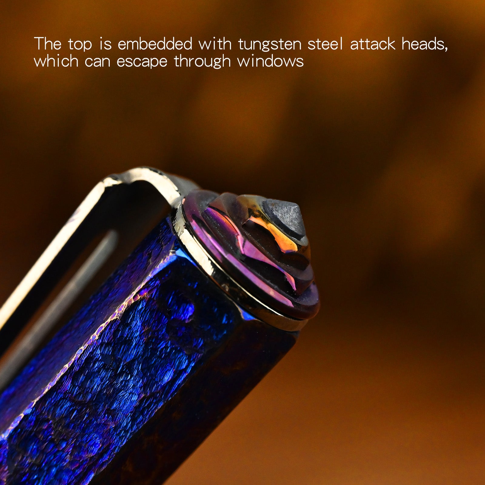 Titanium Alloy Tactical Pen Hand Carved Star Sky Limited Edition Tungsten Pen Decompression EDC Metal Signature Neutral Pen