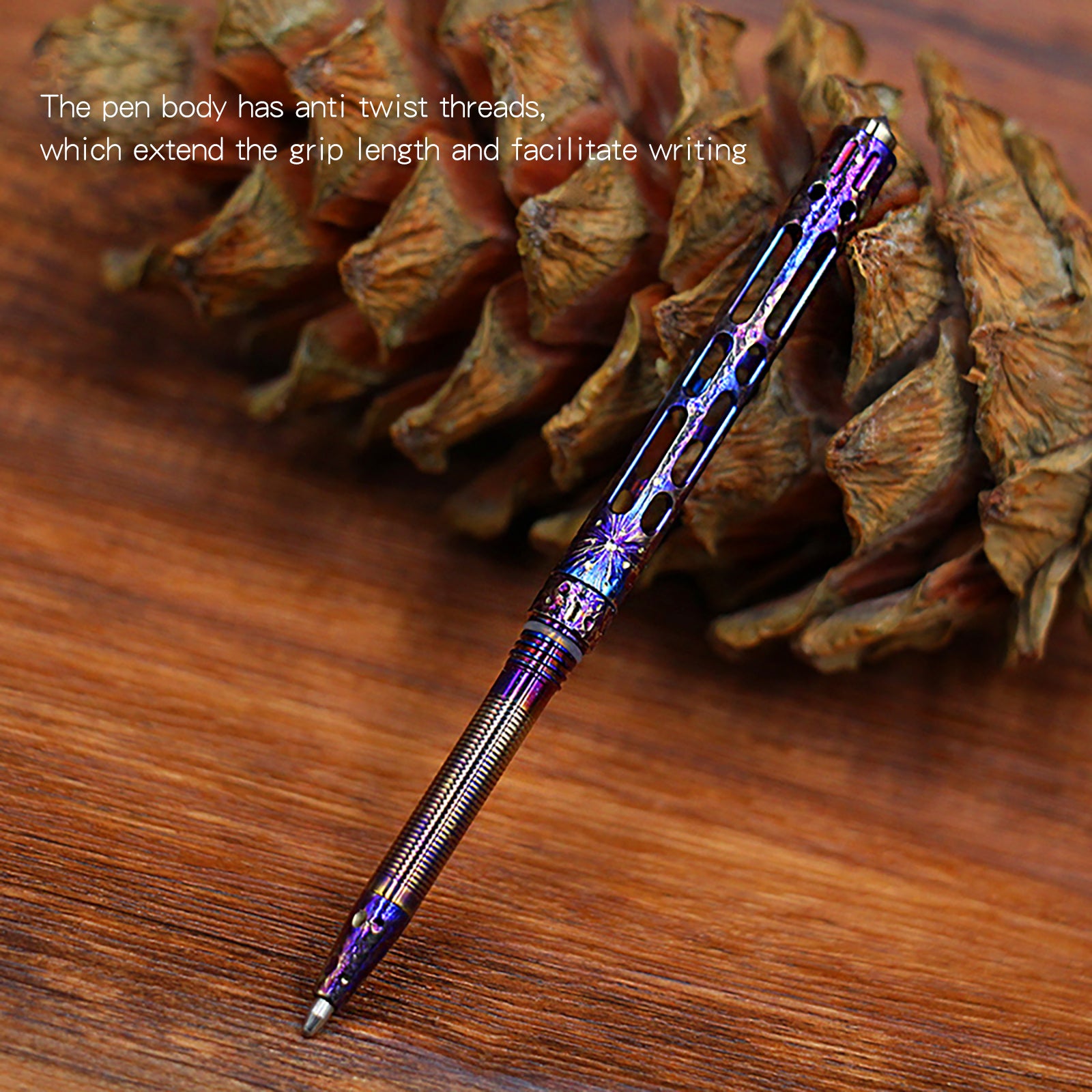 HCYEDC Star Sky Mini Titanium Alloy Tactical Pen Star Sky Limited Edition Metal Tungsten Steel Signature Pen EDC Emergency Defense Emergency Escape