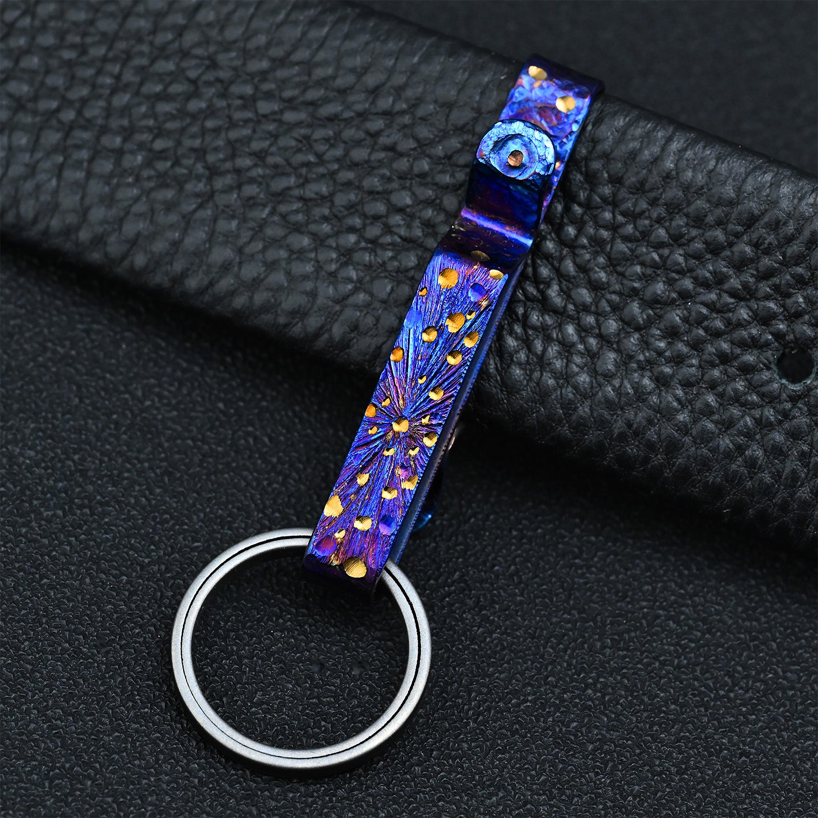 Star Sky Limited Edition Titanium Waist Belt Buckle Titanium Alloy Keychain Portable EDC Outdoor Tool