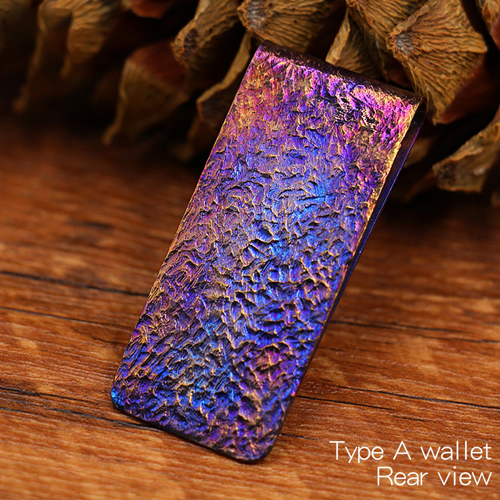 Handmade Starry Sky Limited Edition Titanium Alloy Metal Star Sky Wallet Banknote Clip Mini Credit Card Portable Wallet Gift