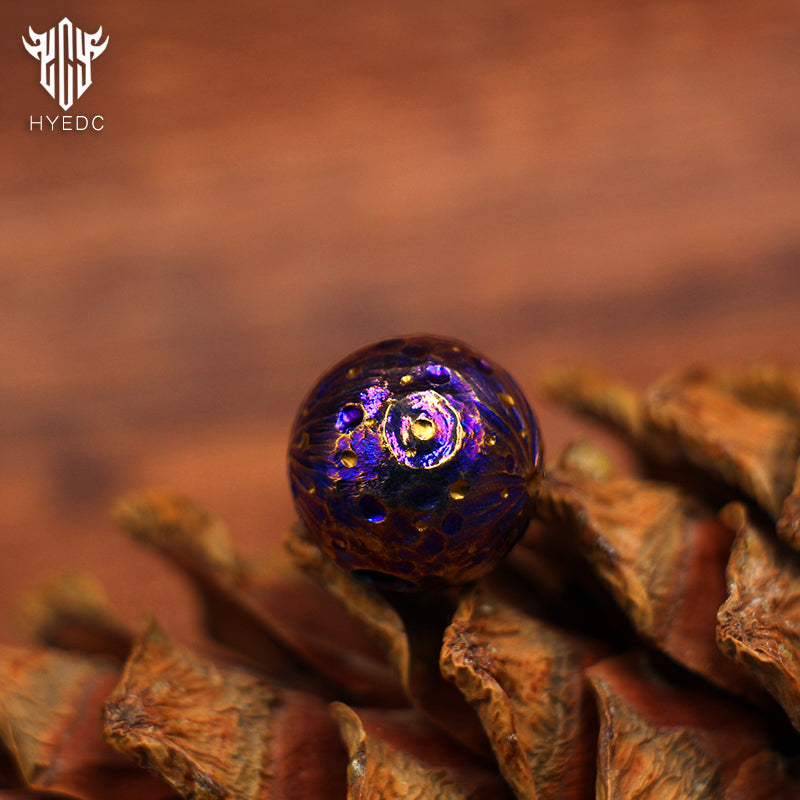 Star Sky Limited Edition Colorful Titanium Alloy Knife Beads Paracord Umbrella Rope Bead DIY Pendant Collar Necklace Jewelry