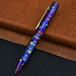 Star Sky Hand Titanium Alloy Pen With Collection Writing Multi-functional Portable Outdoor EDC Tools