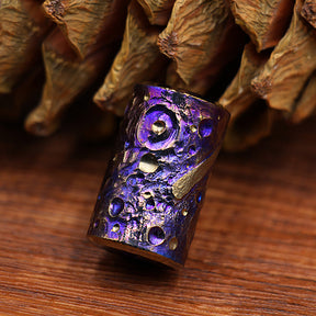 Star Sky Limited Edition Colorful Titanium Alloy Knife Beads Paracord Umbrella Rope Bead DIY Pendant