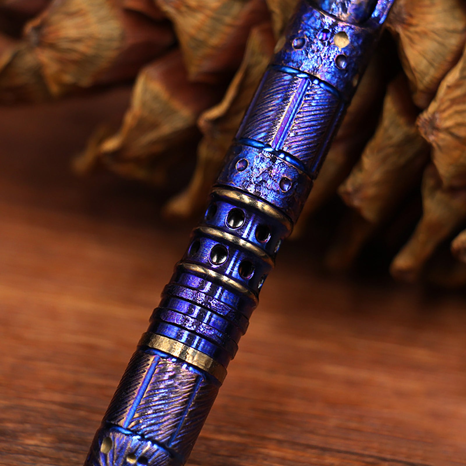 Titanium Alloy Tactical Pen Hand Carved Star Sky Limited Edition Metal Signature Neutral Pen EDC
