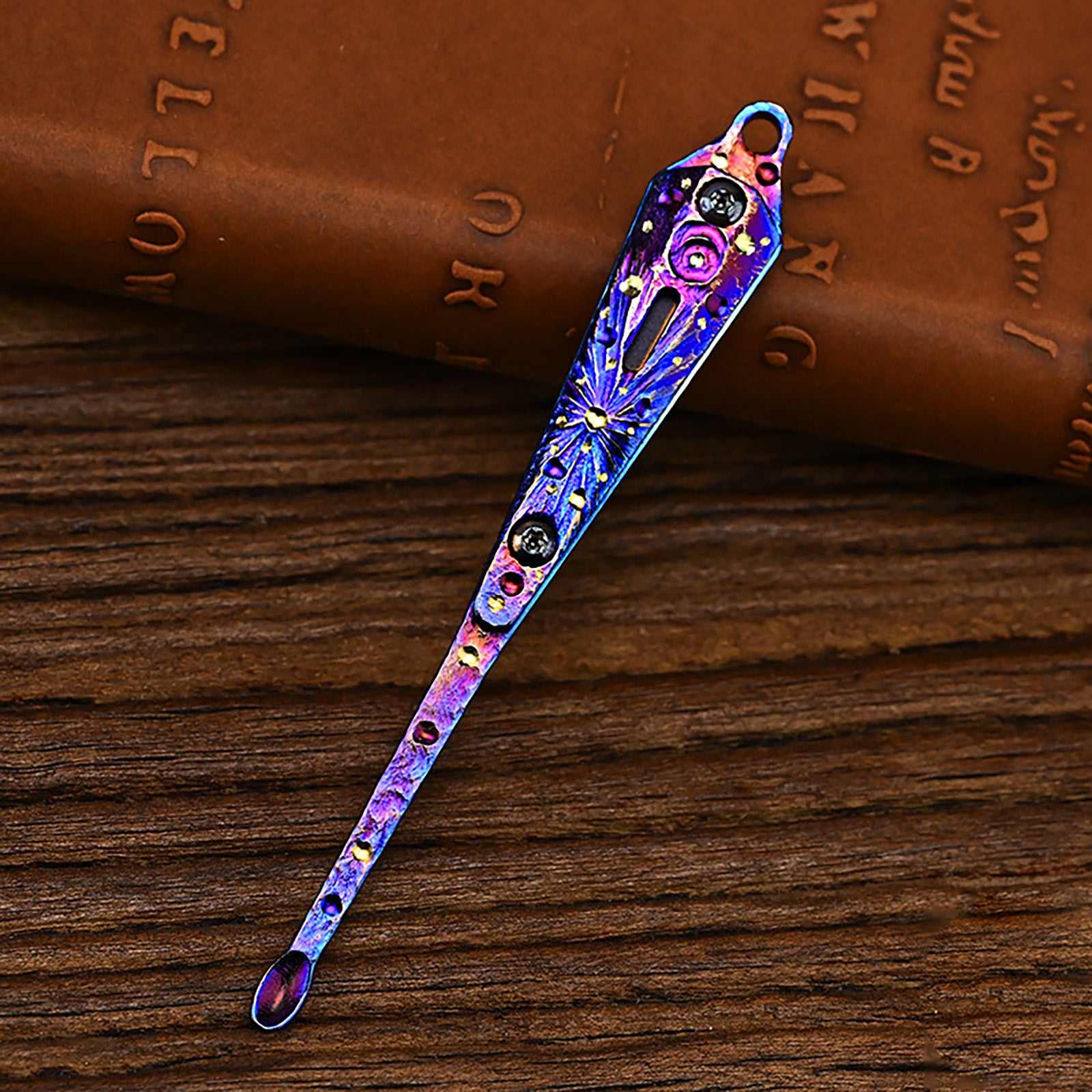 Star Sky Limited Portable Titanium Earpick Ear Scoop Titanium Alloy Ear Spoon Outdoor EDC Tool