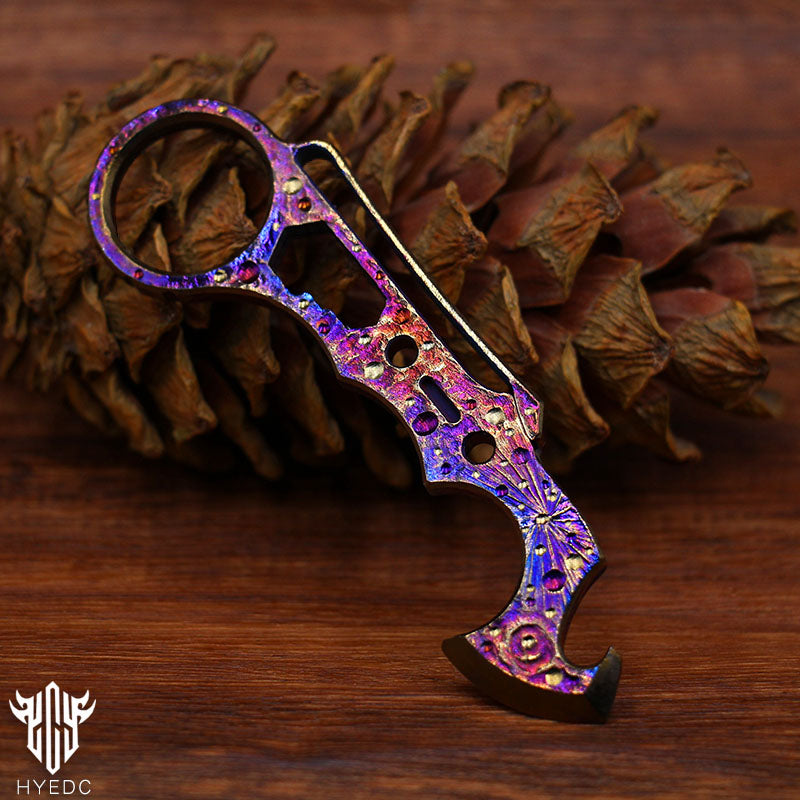 Star Sky Limited Edition Multi-Functional EDC Crowbar Bottle OpenerTool Titanium Alloy Tactical Window Breaker