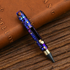 Star Sky Limited Titanium Alloy MINI Eternal Pencil Needn‘t Shave Erasable Pencil Portable Key Pocket Emergency Writing EDC