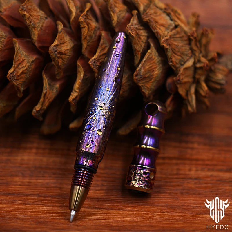 Star Sky Limited Edition Mini Tactical Pen Titanium Alloy Metal Tungsten Steel EDC Signature Pen for Tactical Writing