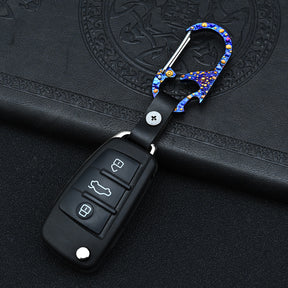 Star Sky Titanium Alloy EDC Keychain Multifunctional Bottle Opener Outdoor Survival Camping Tool