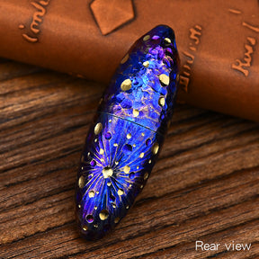 Star Sky Limited Mini Titanium Fuel Oil Lighter Waterproof Moisture Proof EDC Tool with Sealed Compartment for Medicine