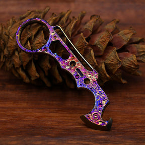 Star Sky Limited Edition Multi-Functional EDC Crowbar Bottle OpenerTool Titanium Alloy Tactical Window Breaker