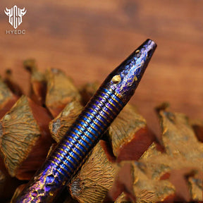 Hand Carved Titanium Alloy Tactical Pen EDC Star Sky Limited Edition Metal Signature Pen for Tactical Use