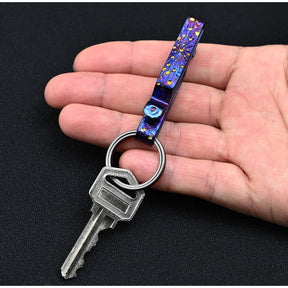 Star Sky Limited Edition Titanium Waist Belt Buckle Titanium Alloy Keychain Portable EDC Outdoor Tool