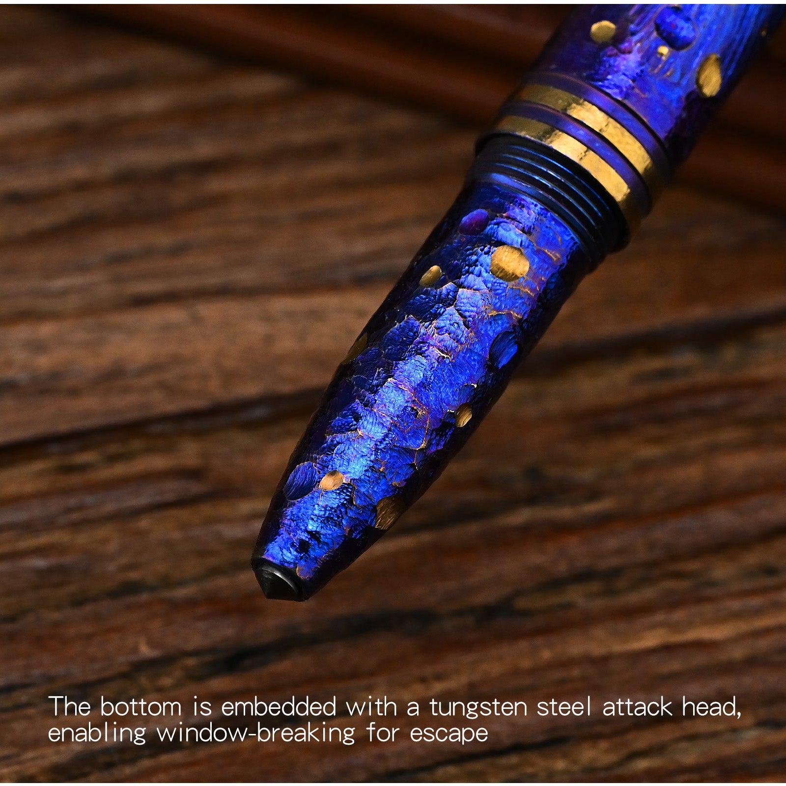 Hand Carved Titanium Alloy Tactical Pen G5 Refill EDC Star Sky Design Limited Edition Tungsten Metal Signature Neutral Pen
