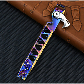 Star Sky Edition Titanium Pry Bar Multi Tools Mini Crowbars Multifunctional Portable Tools EDC