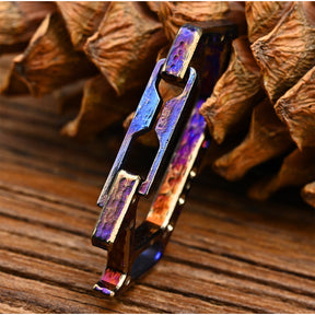 Star Sky Limited Edition Titanium Alloy Keychain Spring Free Carabiner Multifunctional Bottle Opener Car Key Holder EDC