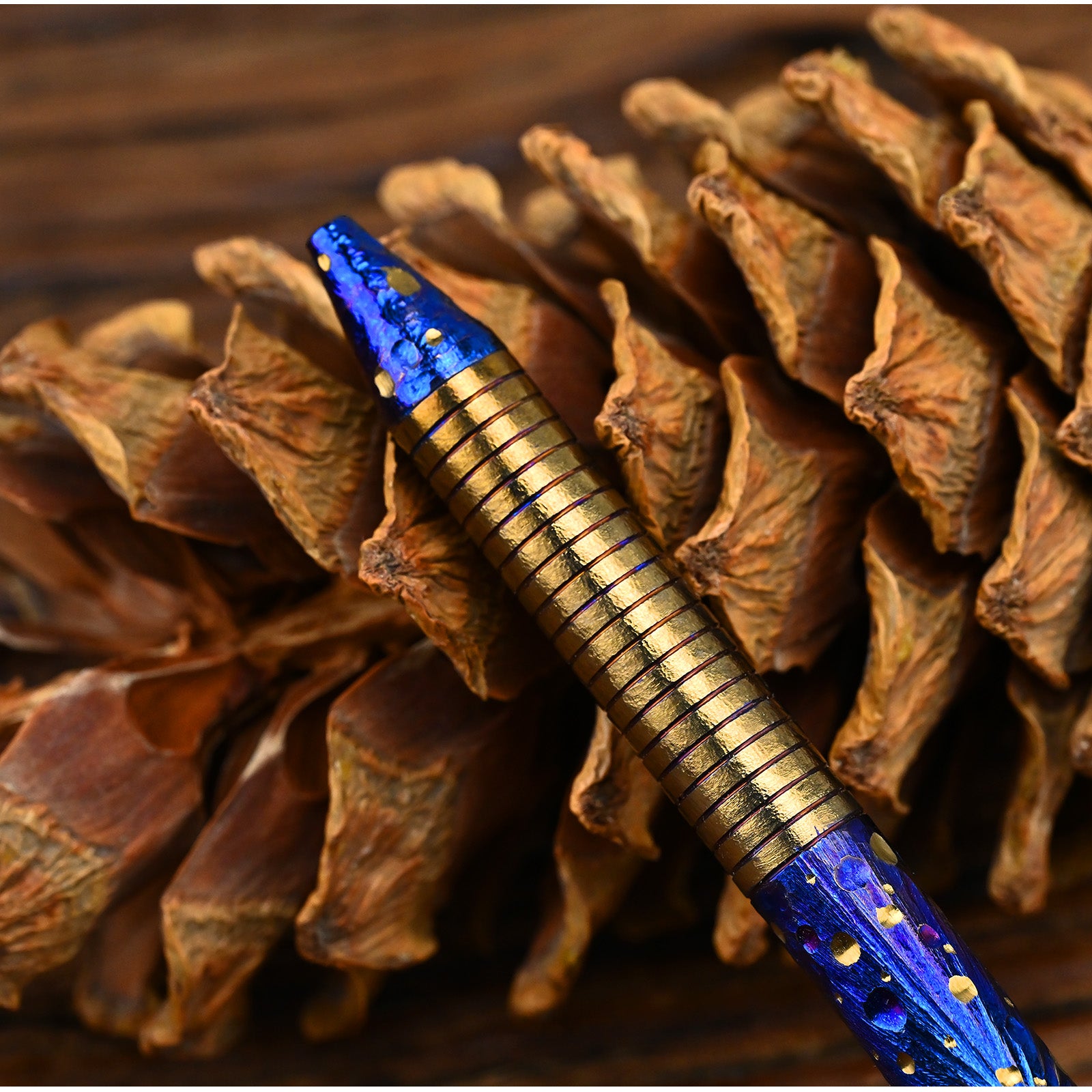 Titanium Alloy Tactical Pen Hand Carved Star Sky Limited Edition Metal Signature Pen EDC