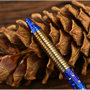Titanium Alloy Tactical Pen Hand Carved Star Sky Limited Edition Metal Signature Pen EDC
